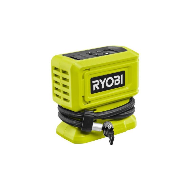 Compresor De Batería Ryobi One+ Rpi18-0 Pequeño, 18 Voltios, Bomba De Aire Verde/Negro, Sin Batería Ni Cargador 5133006315