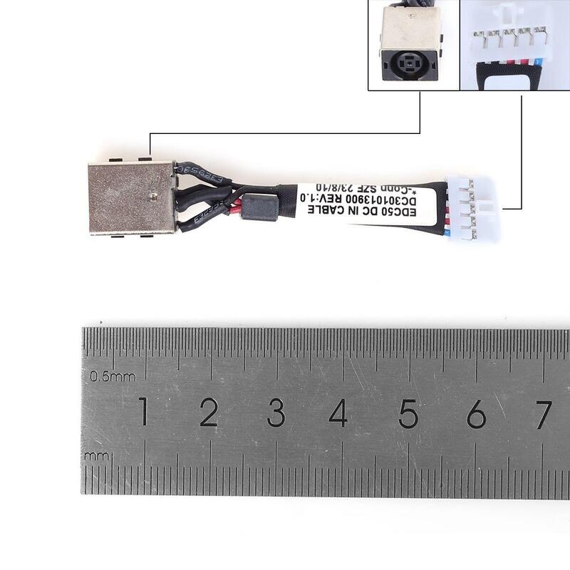 Conector Dc Jack Para Portátil Dell Latitude 5500 5501 5502 5505 Precision 3540 3541 3542 0W3P6G W3P6G Edc50 Dc301013900