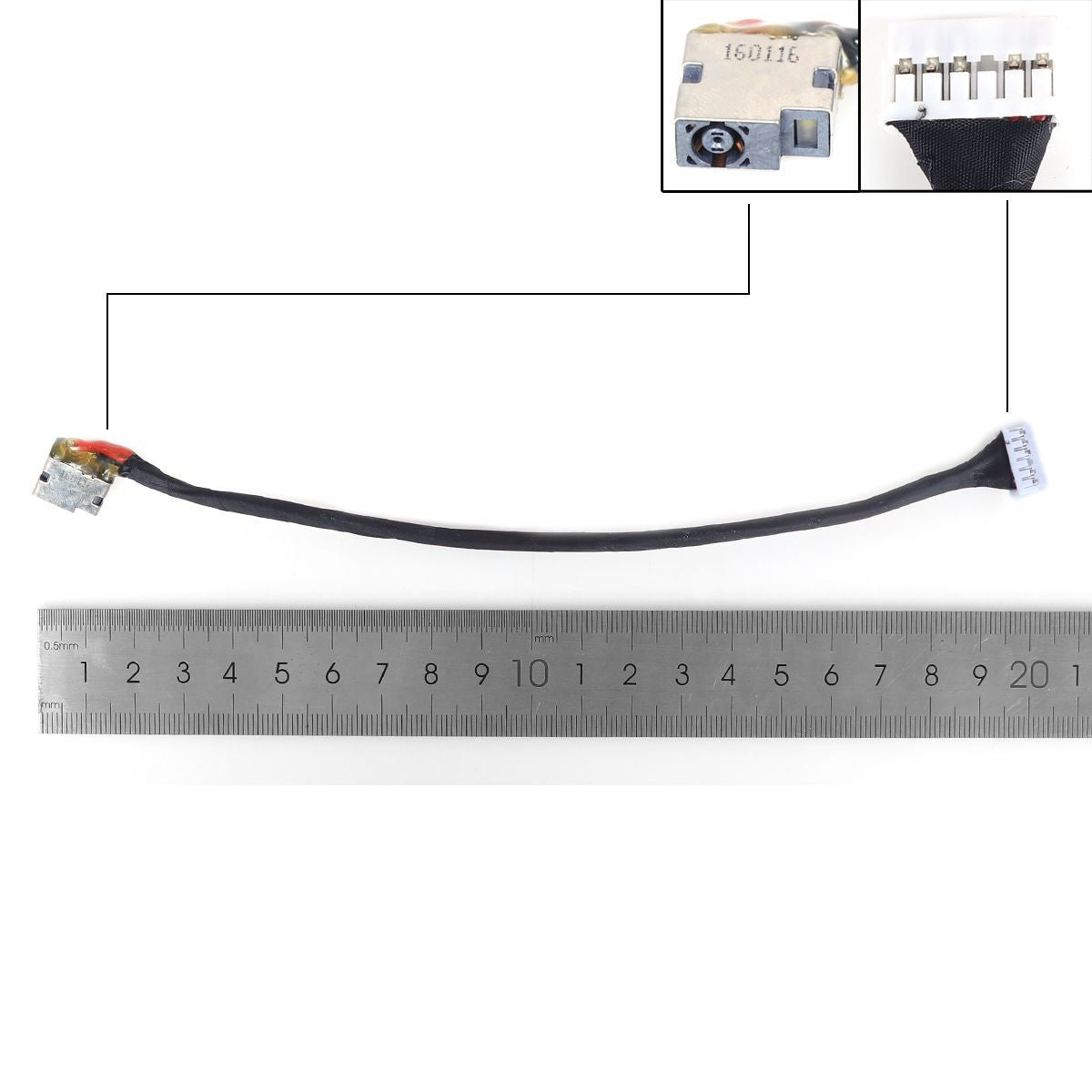 Conector Dc Jack Para Portátil Hp 4Pro 15-Ec 16-A 16-A0032Dx 16-A0030Nr L72704-001