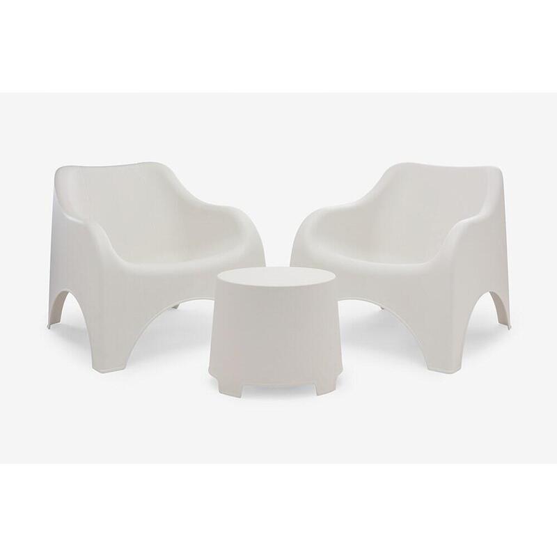 Conjunto Jardín Cloud 3 Piezas Blanco