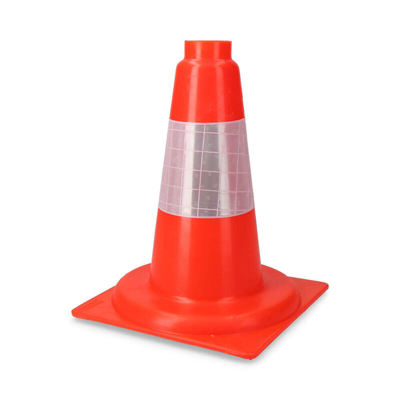 Cono De Señalizacion Polipropileno Naranja 30cm Reflex