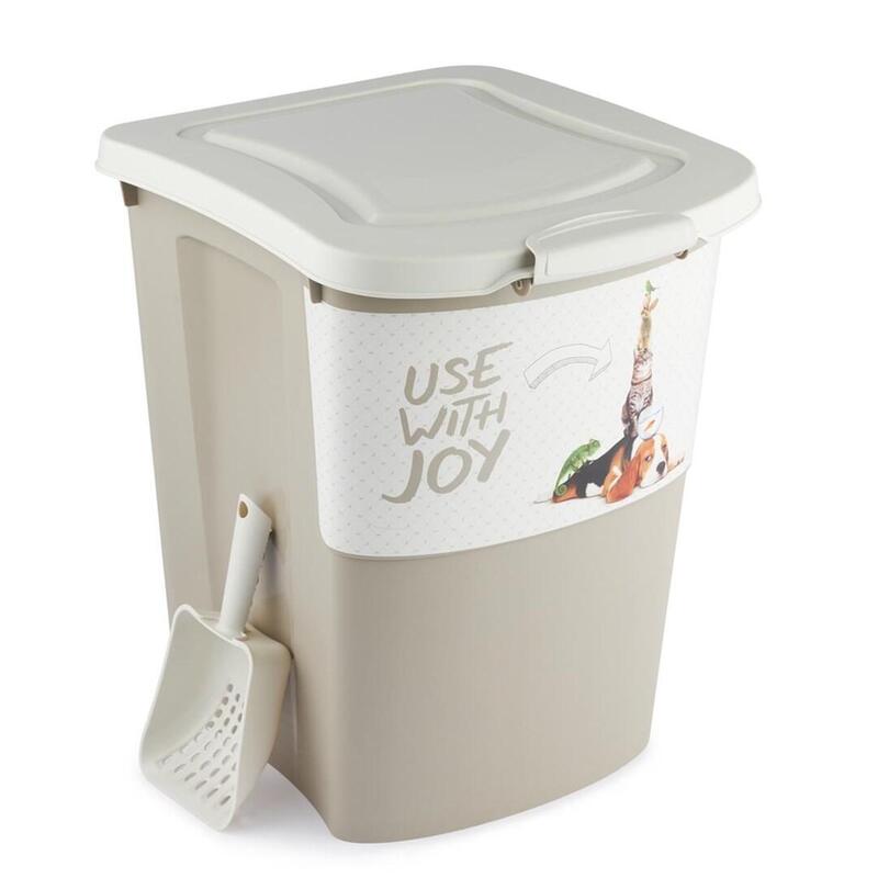 Contenedor De Comida Rotho Archie Beige 38l