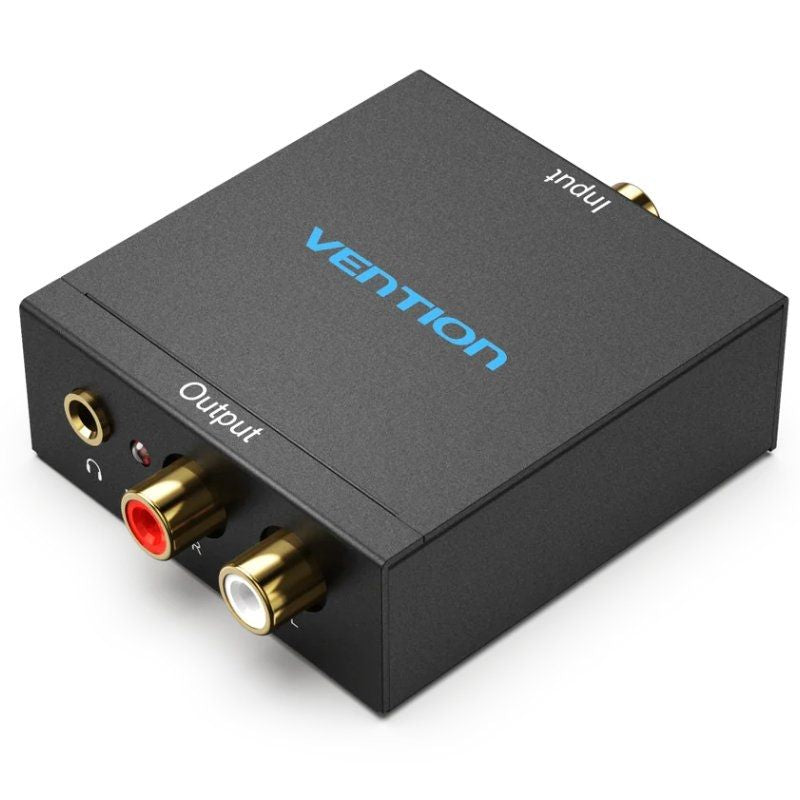 Convertidor De Audio Vention Bdfb0 Entrada Toslink Y Rca Salida 2x Rca
