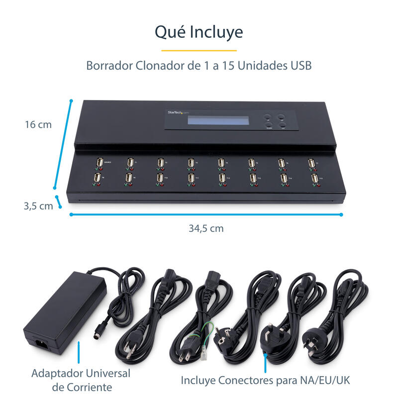 Copiador Clonador De Unidades De Memoria Flash Usb 1:15