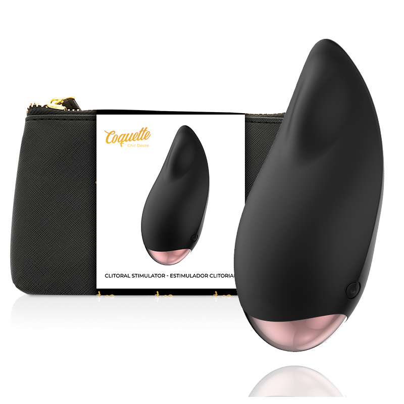Coquette Chic Desire - Estimulador Clítoris Negro / Gold Gota