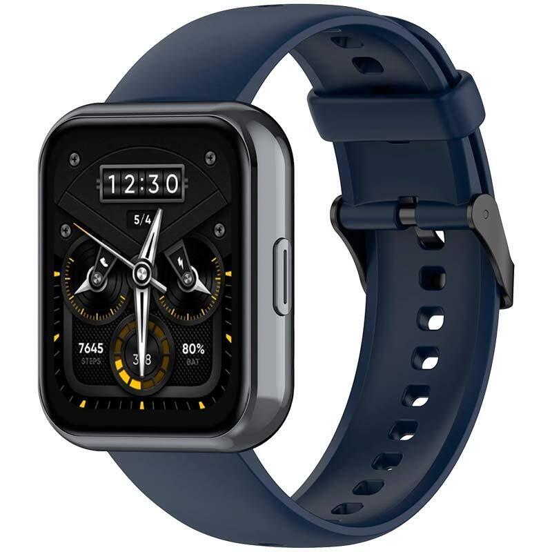 Correa De Silicona Realme Watch 3 / 3 Pro Azul Oscuro