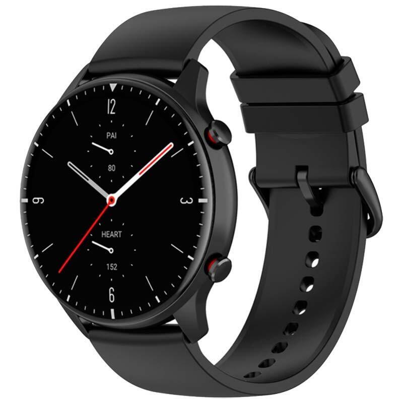 Correa De Silicona Universal 22mm Negro Para Smartwatch Xiaomi/Amazfit/Samsung/Huawei/Realme/Ticwatch