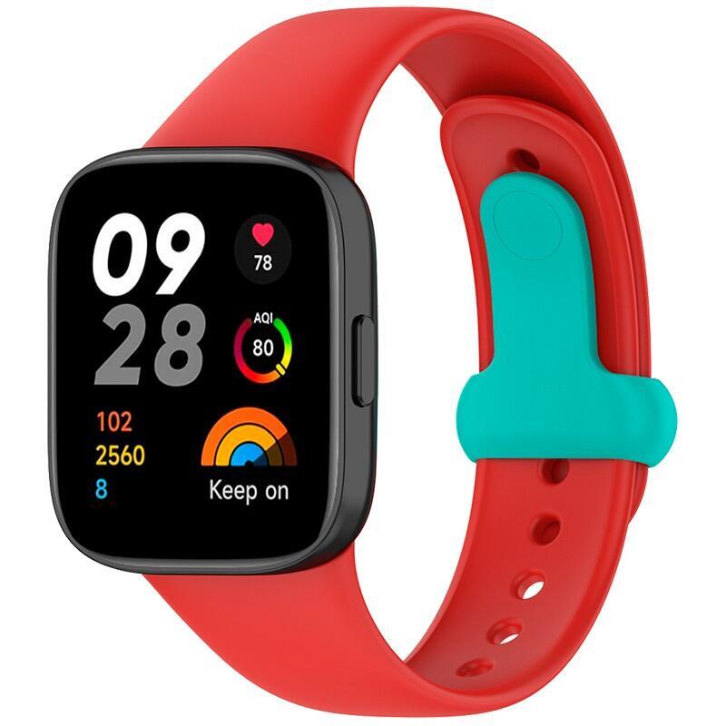 Correa De Silicona Xiaomi Redmi Watch 3 Sports Rojo