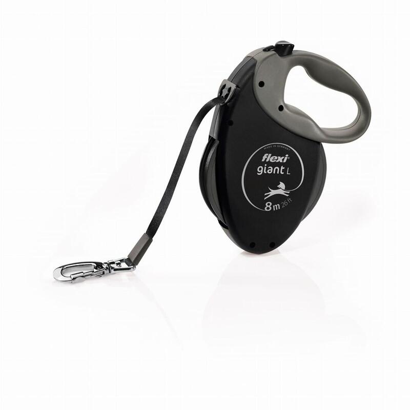 Correa Flexi Giant Cinta Black Edition Retráctil Para Perros - 8 M