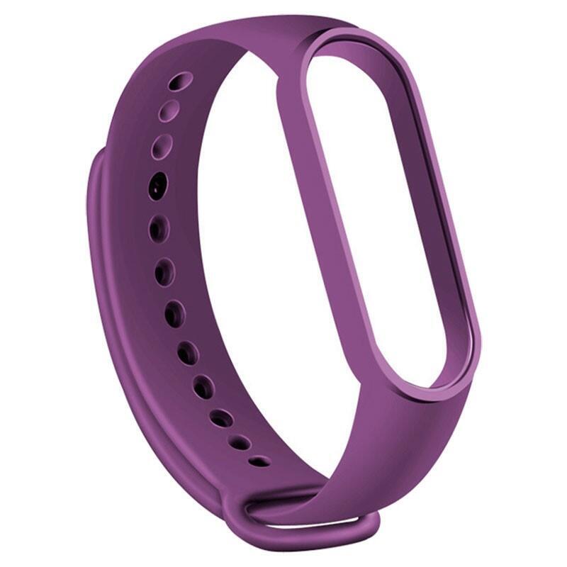 Correa Xiaomi Mi Smart Band 6 / Mi Band 5 / Amazfit Band 5 Silicona (Lila)