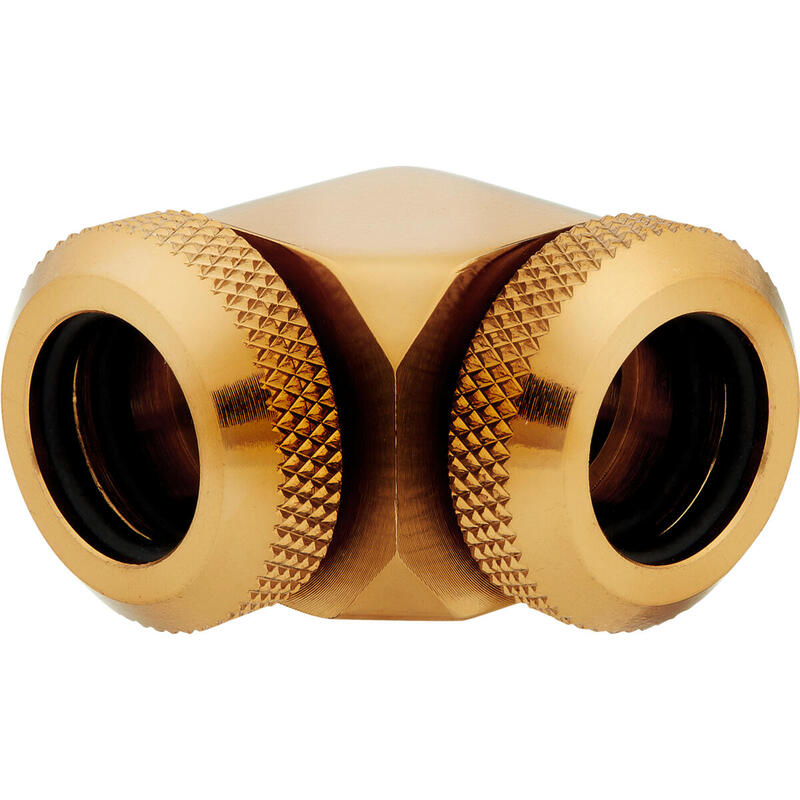 Corsair Hydro X Series Xf Hardline 90° 12mm Od Pack De 2 Dorado