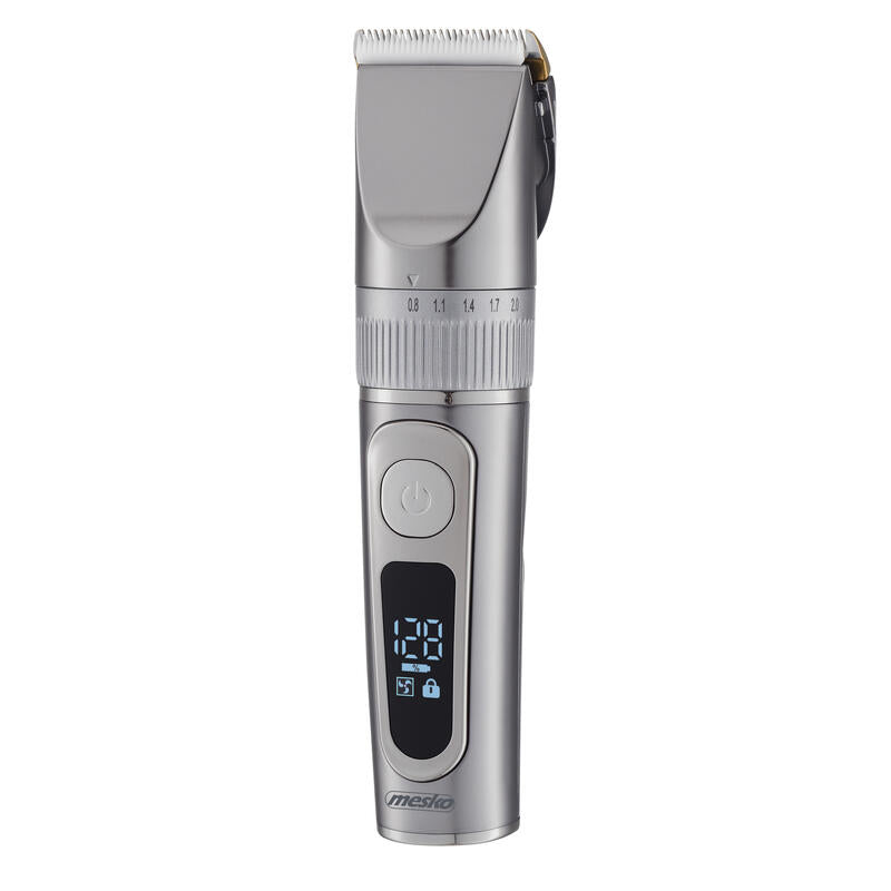 Cortadora De Pelo Mesko Ms 2843 Con Pantalla Lcd, Acero Inoxidable