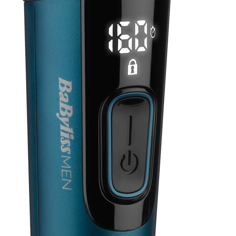 Cortapelo Babyliss Japanese Steel Digital Hair Clipper Negro, Verde Azulado 45 Ión De Litio