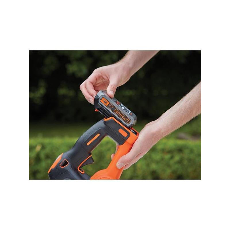 Cortasetos Inalámbrico Black & Decker Gtc18452pc-Qw (45cm) 18 V Batería 2,0 Ah, Cargador, Funda Protectora Para Cuchillas