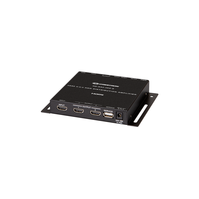 Crestron 1:2 Hdmi Distribution Amplifier W/4k60 4:4:4 & Hdr Support (Hd-Da2-4kz-E) 6509696