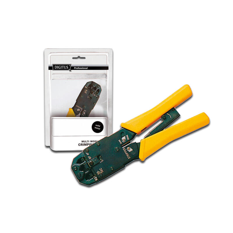 Crimpadora Digitus Compatible 4p2c,4p4c,6p4c,6p6c,8p8c