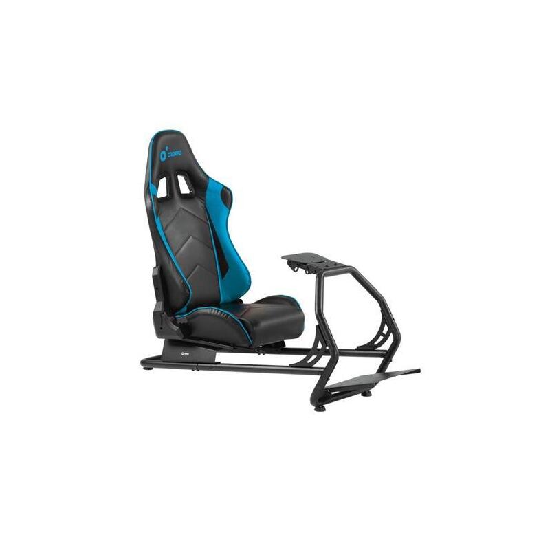 Cromad R2 Asiento Simulador De Carreras - Soporte Para Pedales Y Volante - Totalmente Ajustable - Robusto - Peso Max. 100kg
