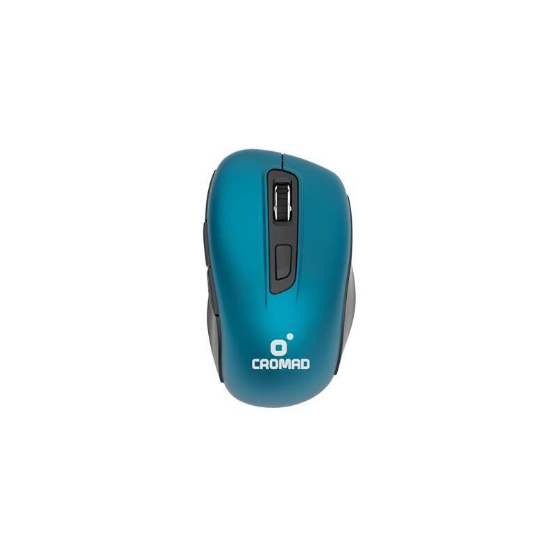 Cromad Raton Inalambrico Mini Receptor Usb 3 Botones Accesibles