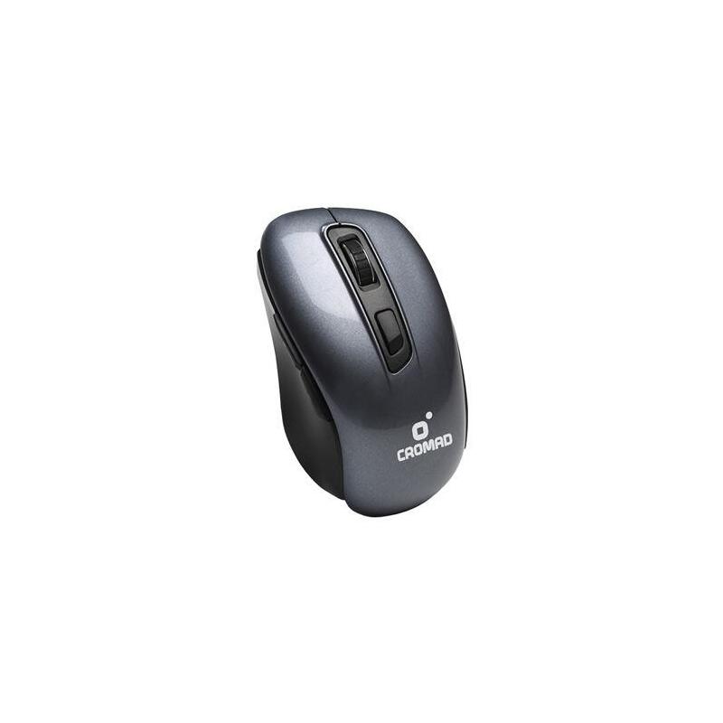 Cromad Raton Inalambrico Mini Receptor Usb 3 Botones Accesibles