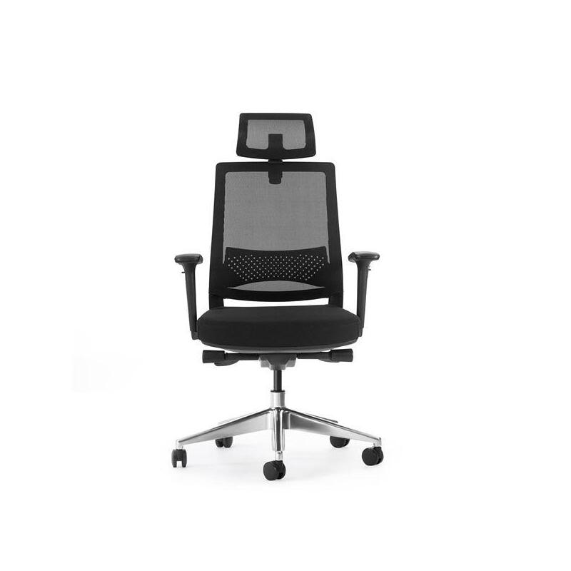 Cromad Senior Se1600 Silla De Oficina - Altura Ajustable Con Elevador De Gas De Grado 4 - Soporte Lumbar Y
