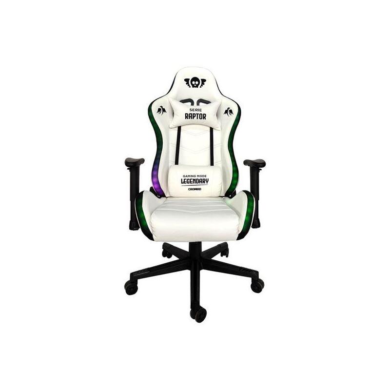 Cromad Serie Raptor Legendary Silla Gaming - Altura Regulable Con Piston De Gas Clase 2 - Reclinable Hasta 180º -