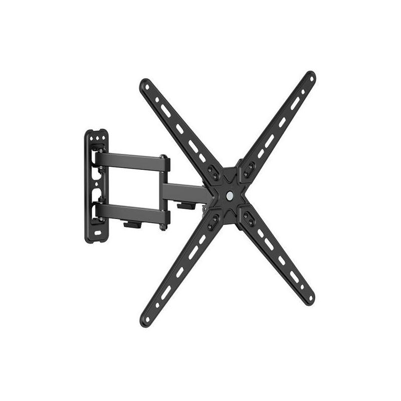 Cromad Soporte De Pared Con Brazo Articulado Para Tv De 13"-55" - Giratorio, Inclinable Y Doble Extension - Peso Max