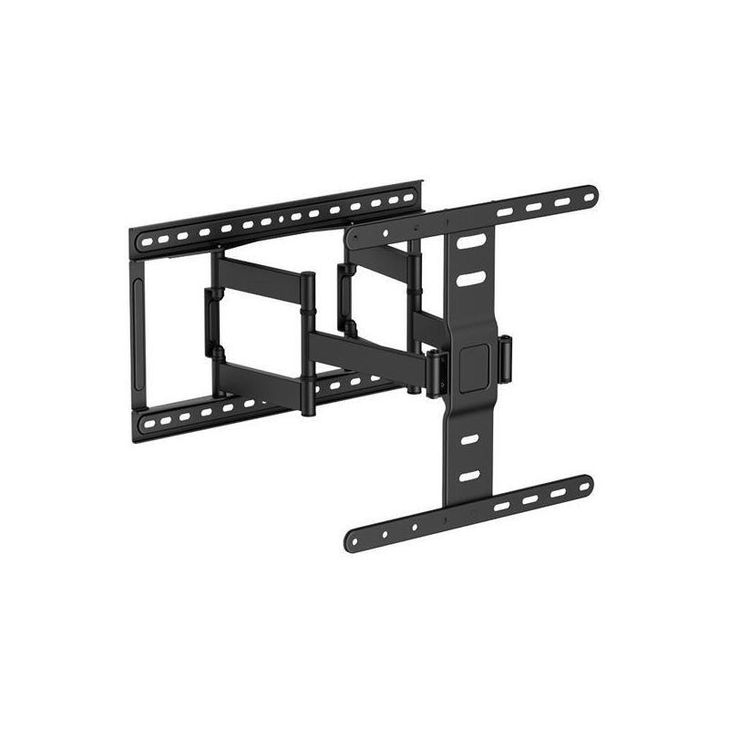 Cromad Soporte De Pared Con Doble Brazo Articulado Para Tv De 37"-75" - Giratorio, Inclinable Y Extensible - Peso Max