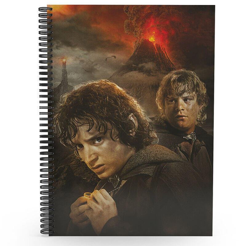 Cuaderno 3d Frodo And Sam El Seor De Los Anillos