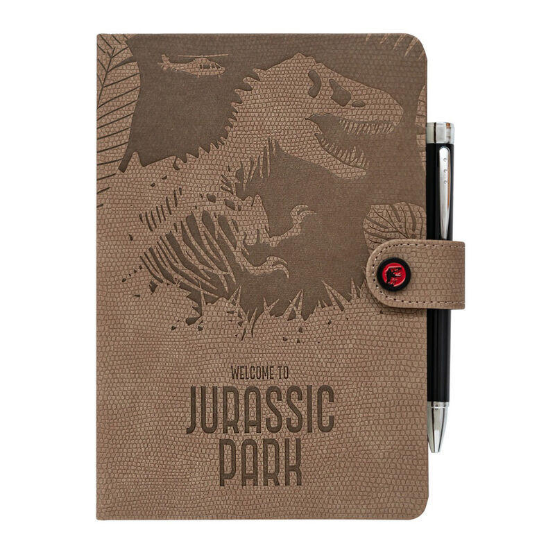 Cuaderno A5 Premium + Boligrafo Proyector Jurassic Park