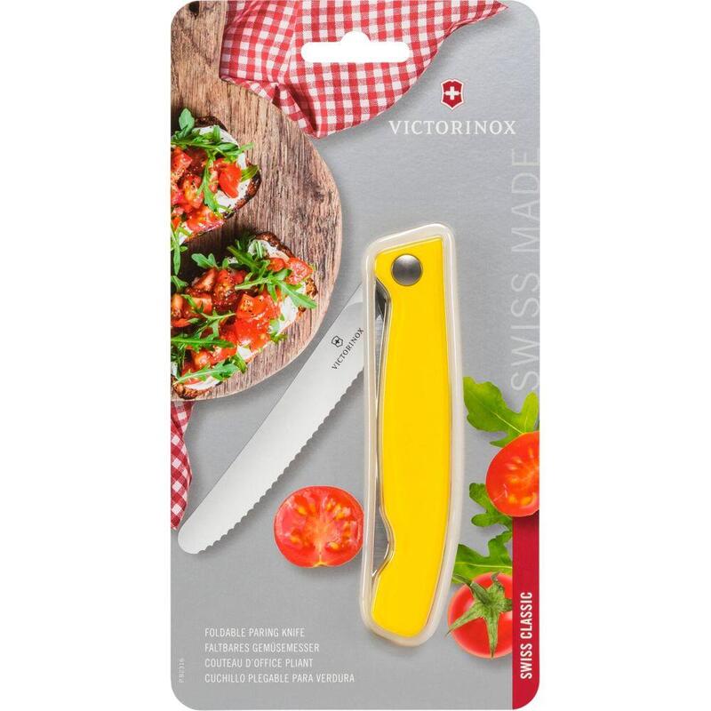 Cuchillo Victorinox V-6.78 36.F8b Mondador Plegable Swiss Classic, Amarillo