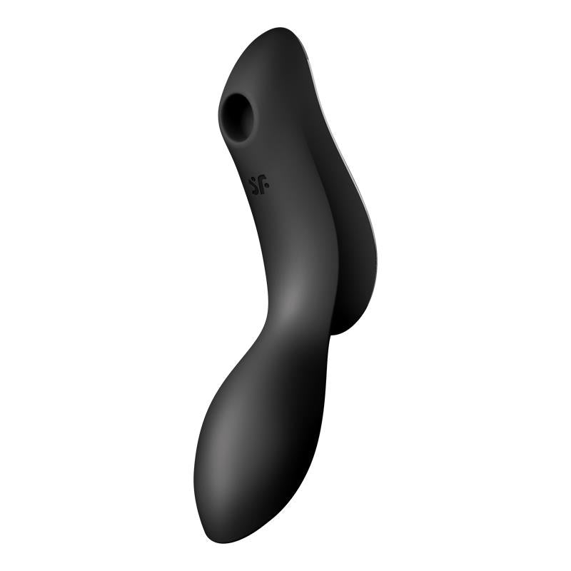 Satisfyer Curvy Trinity 2 Estimulador Y Vibrador - Negro