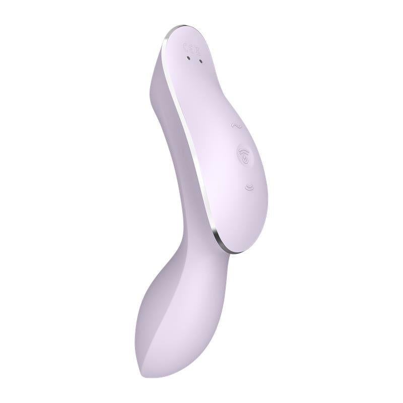 Satisfyer Curvy Trinity 2 Estimulador Y Vibrador - Morado