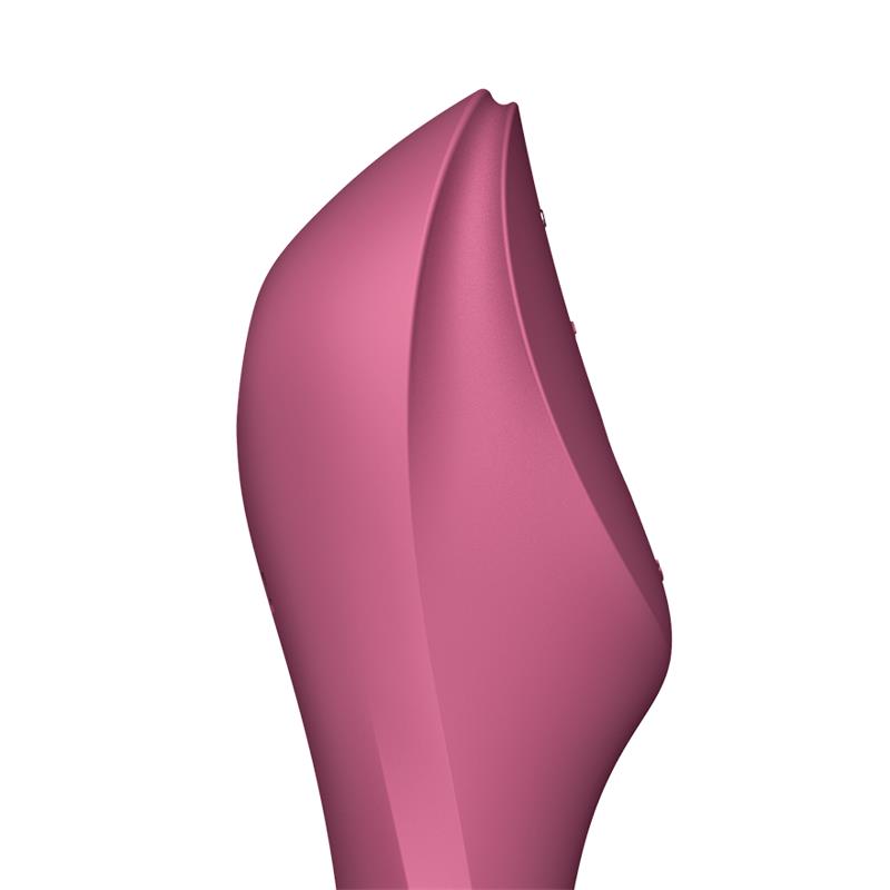 Satisfyer Curvy Trinity 3 Estimulador Clitoris - Rojo
