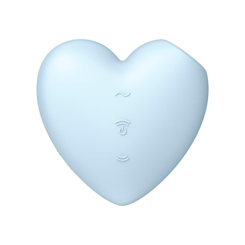Satisfyer - Cutie Heart Estimulador Y Vibrador Azul