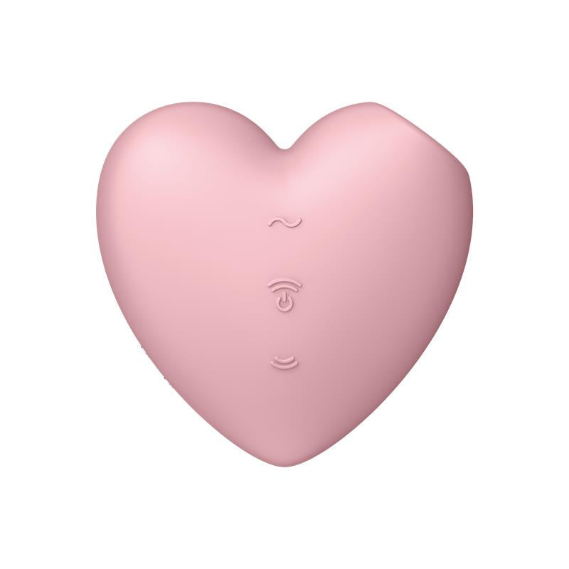 Satisfyer - Cutie Heart Estimulador Y Vibrador Rosa