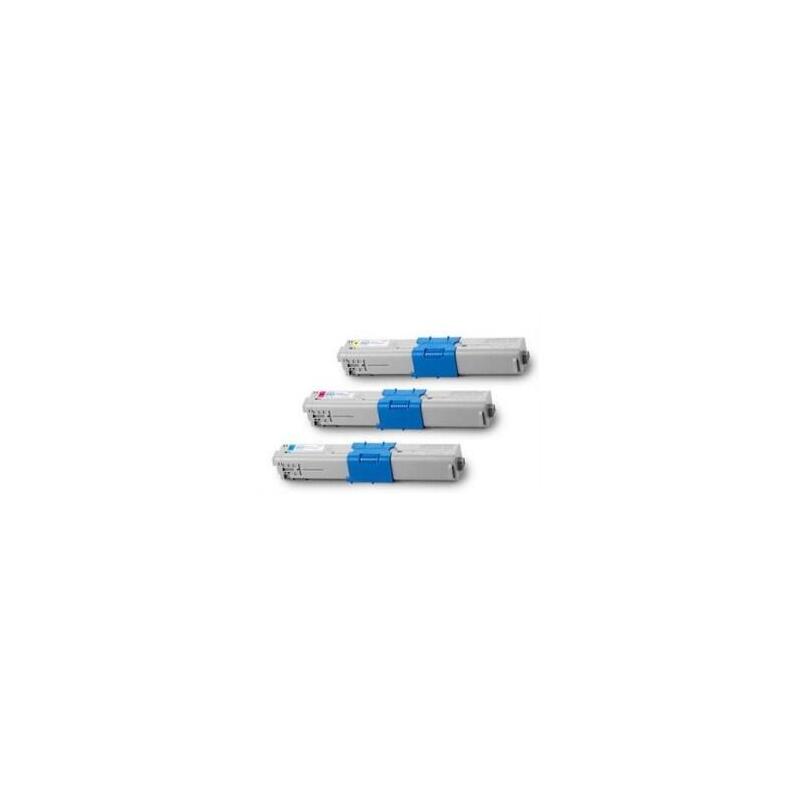 Cyan Regenerado Para Oki C510dn,C530dn.Mc561dn,561cdtn,5k 44469724