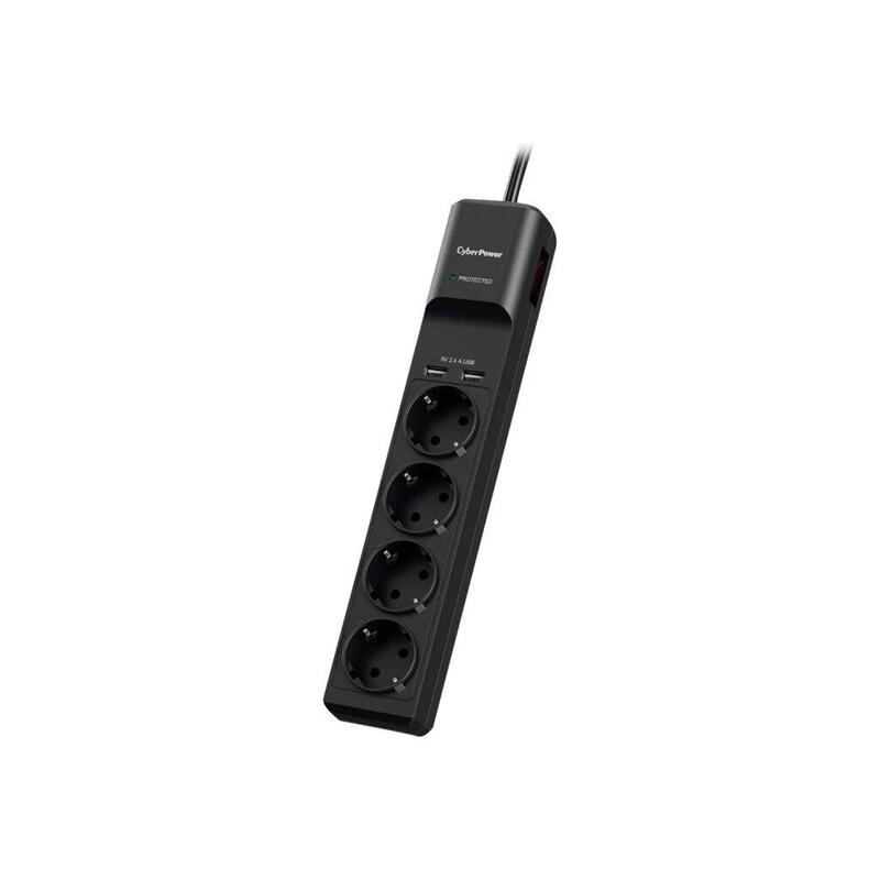 Cyberpower Regleta Protección Contra Sobretensiones P0420sud0-De / Fr Emi/Rfi