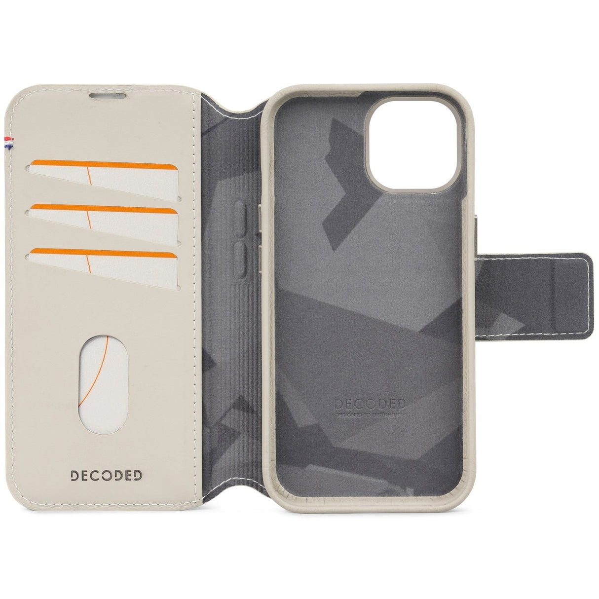 EAN 8720593010584 - Decoded D24IPO15PLDW5CY funda para teléfono móvil 17 cm (6.7") Funda cartera Beige imagen 6