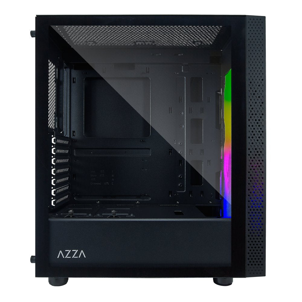 Caja Pc Azza Celesta 340f Gaming Miditower Negra Rgb