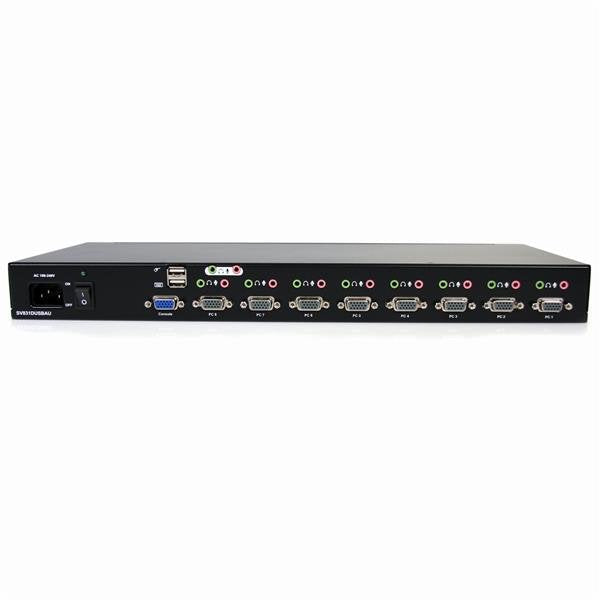 EAN 0065030837248 - StarTech.com SV831DUSBAU interruptor KVM Montaje en rack Negro imagen 3