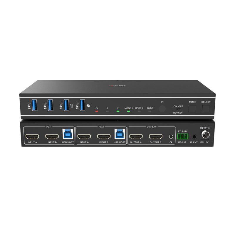 2 Port Dual Head Hdmi 4k60 Usb 3.0