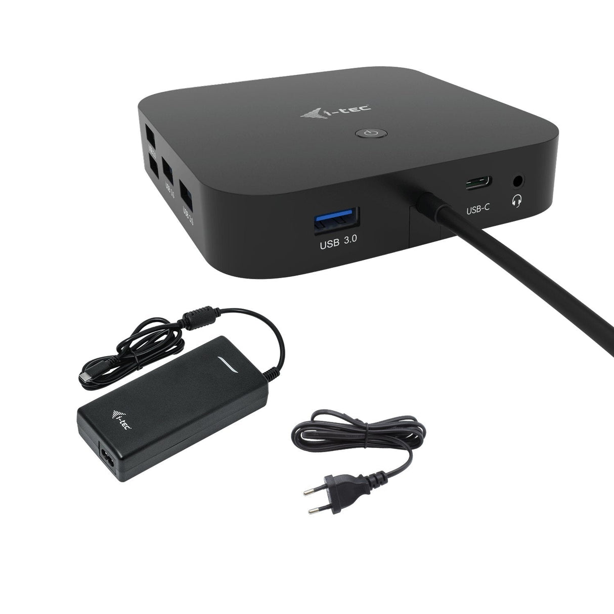 I-Tec Usb-C Hdmi Dp Dock Pd100waccs 2x Lcd Dock + Charger-C112w