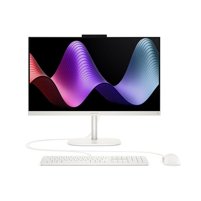 All In One Hp Omnistudio 24 Cw0001ns Copilot+ Pc 23.8" Full Hd Amd Ryzen Ai 7 445 50 Tops 32 Gb Ram 1 Tb Ssd Windows 11 Home Blanco Algodón