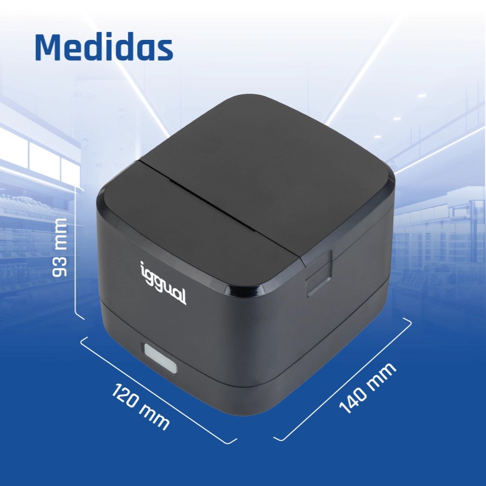 EAN 8435364318836 - iggual TP Easy 58 203 x 203 DPI Alámbrico Transferencia térmica Impresora de recibos imagen 22