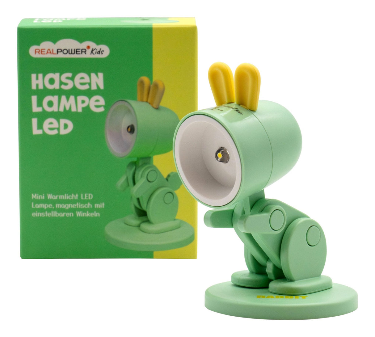 Lámpara De Mesa Realpower 486318 Led Verde, Amarillo