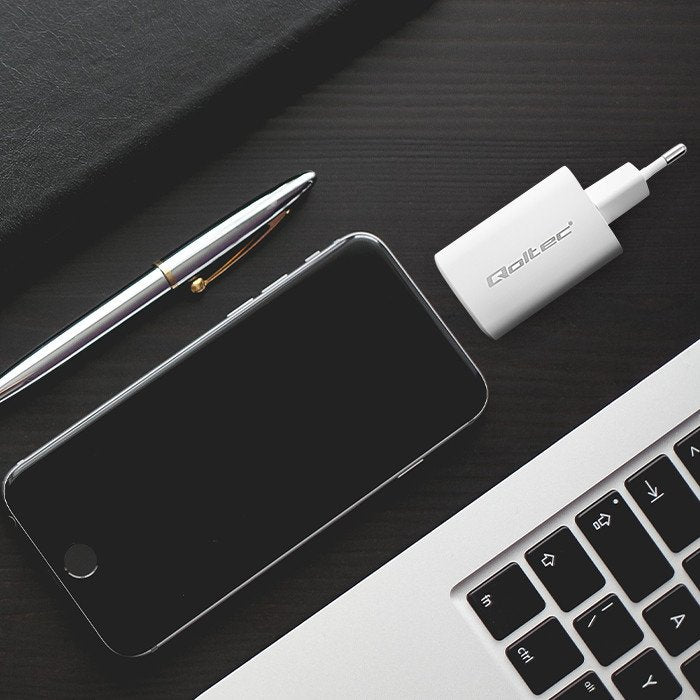 EAN 5901878507651 - Qoltec 50765 cargador de dispositivo móvil Portátil, Consola de juegos portátil, Batería portátil, Smartp imagen 2