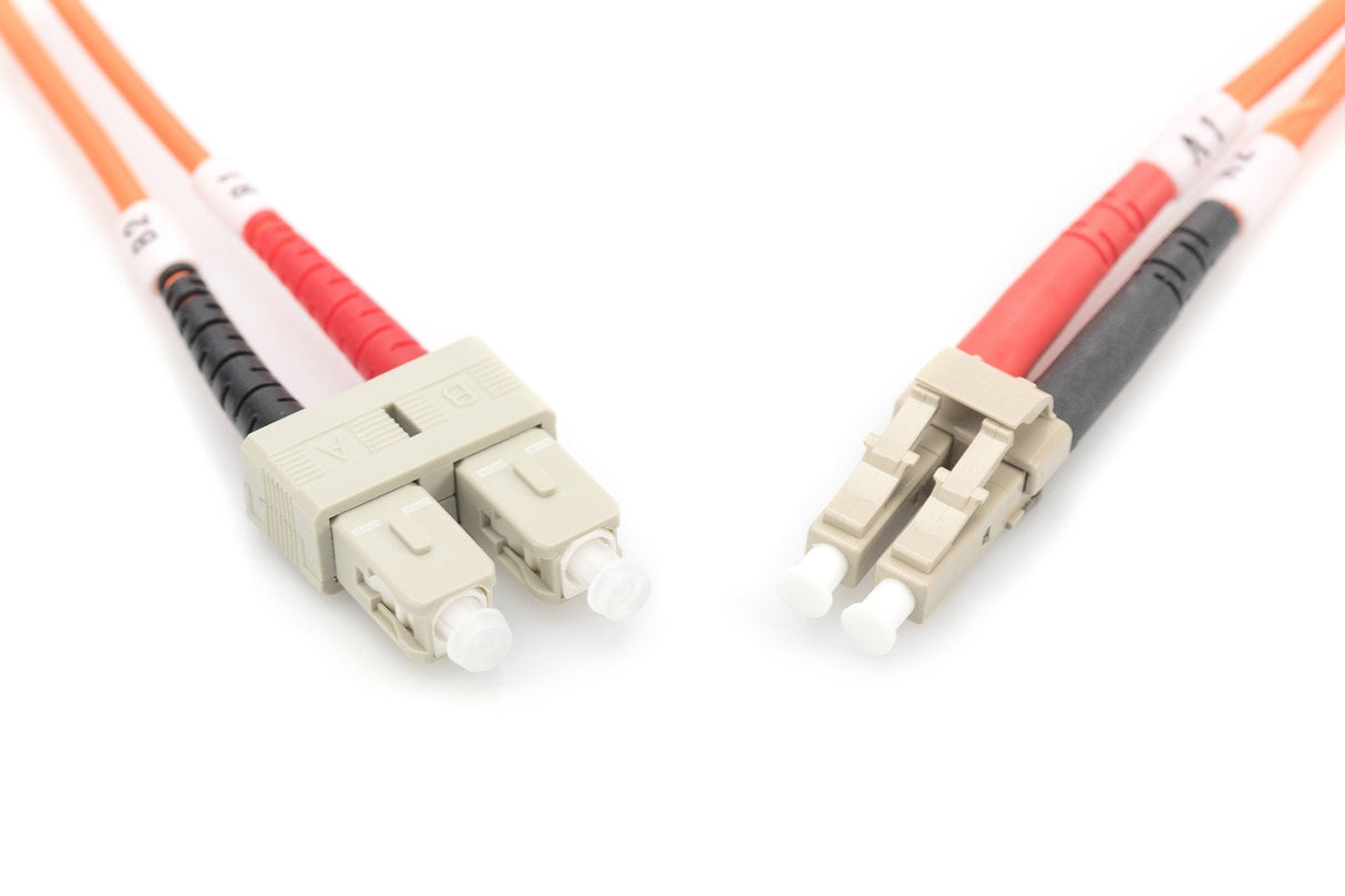 Digitus Cable De Conexión De Fibra Óptica Multimode Om2 Lc/Sc 3m