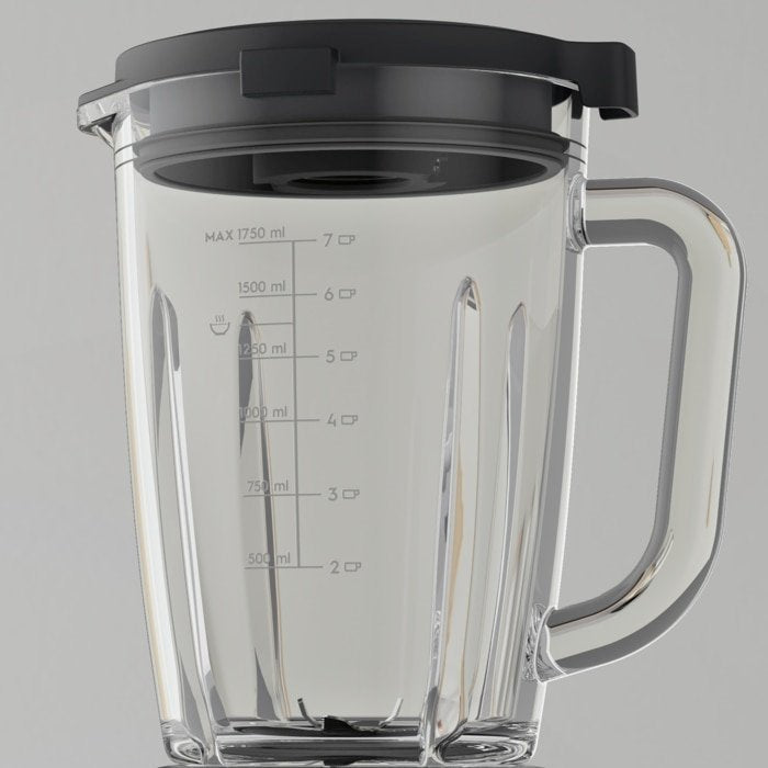 Batidora Electrolux E6tb1-6st 1,75 L De Vaso 1400 W Negro, Acero Inoxidable, Transparente