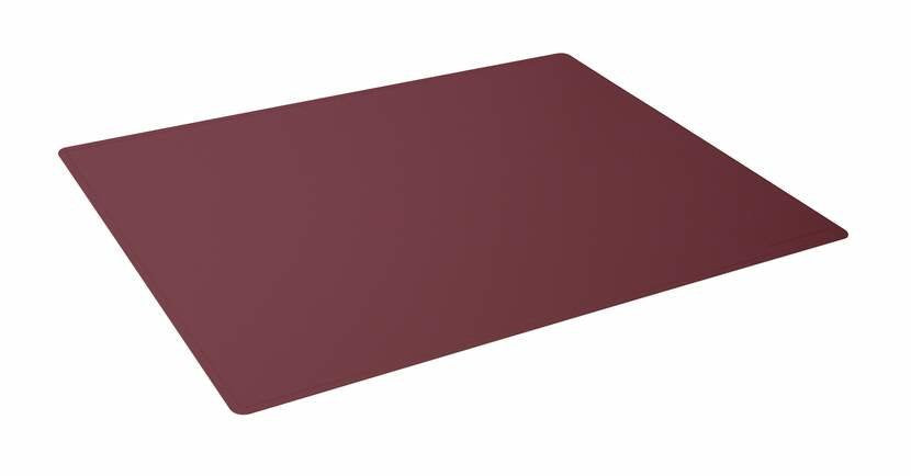 Durable Protector De Escritorio Pp Con Ranura Decorativa 530x400cm Rojo