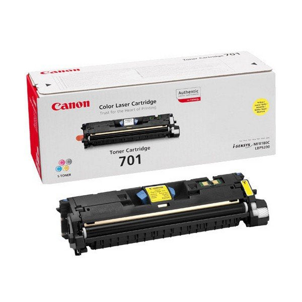 EAN 4960999254289 - Canon 701 cartucho de tóner 1 pieza(s) Original Amarillo imagen 1
